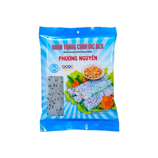 Bánh Tráng Cuốn Mè Đen Phương Nguyên 200g