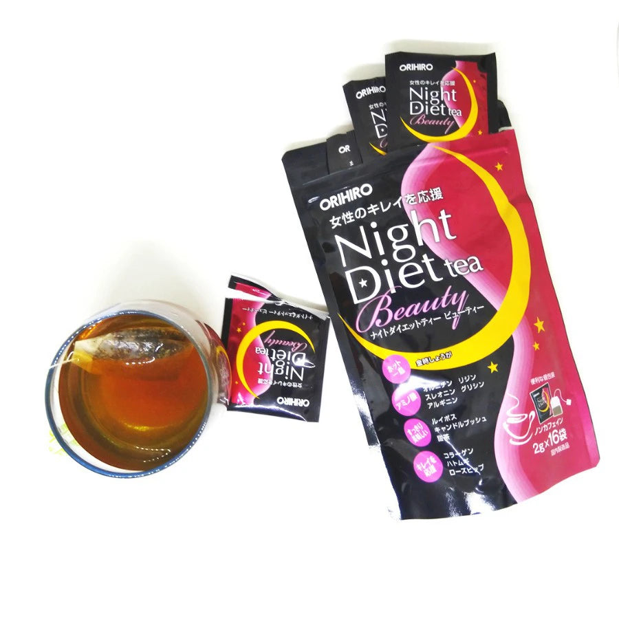 Trà Giảm Cân - ORIHIRO Night Diet Tea Beauty (2g x 16 gói)