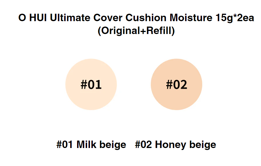 Phấn nước O HUI Ultimate Cover Cushion Moisture (SPF50 + PA +++)