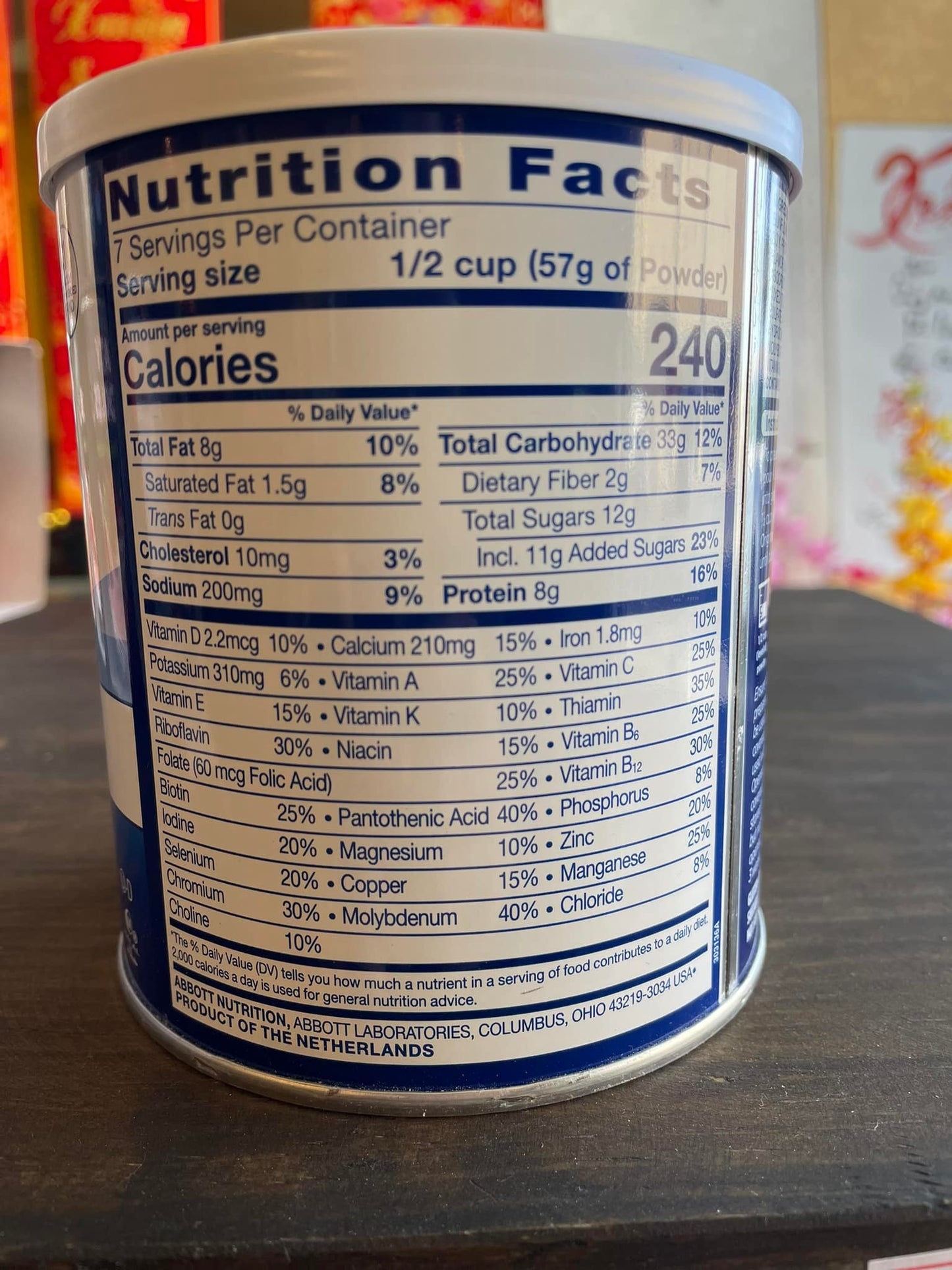 Sữa Ensure Vanilla- ENSURE Original Nutrition Powder (6x400g)