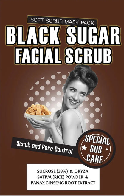 Tẩy Tế Bào Chết- TOSOWOONG - Black Sugar Facial Scrub 100ml