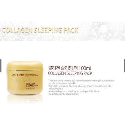 Mặt nạ ngủ - 3W Clinic Collagen