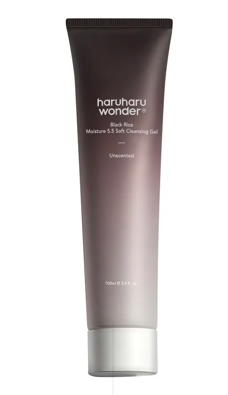 Sữa Rửa Mặt-Haruharu WONDER-Black Rice Moisture 5.5 Soft Cleansing Gel