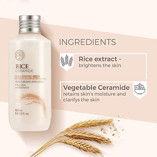 Sữa Dưỡng Mềm Mịn Da - RICE CERAMIDE - Moisturizing Emulsion