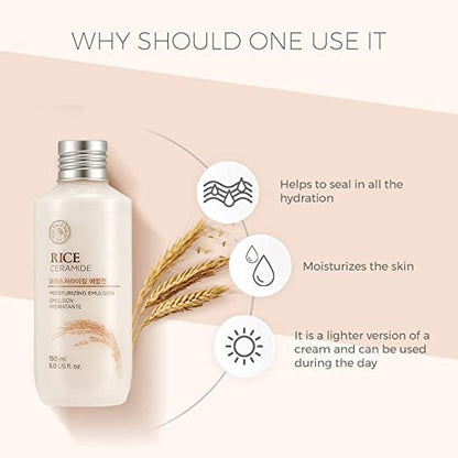 Sữa Dưỡng Mềm Mịn Da - RICE CERAMIDE - Moisturizing Emulsion